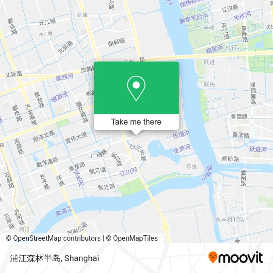 浦江森林半岛 map