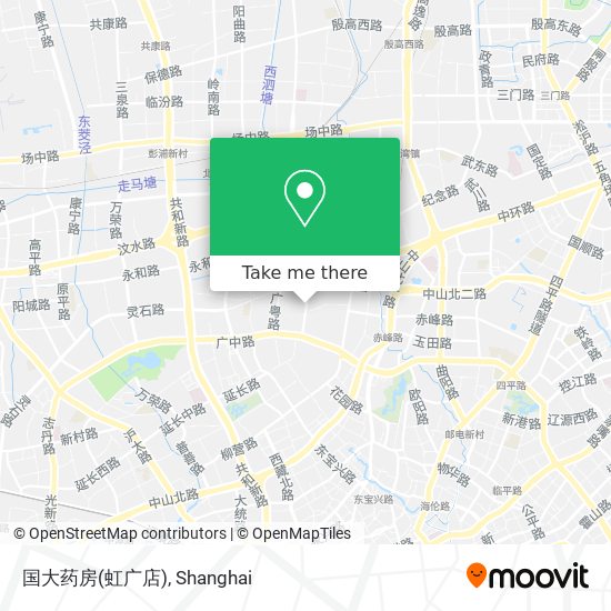 国大药房(虹广店) map