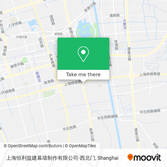上海恒利益建幕墙制作有限公司-西北门 map