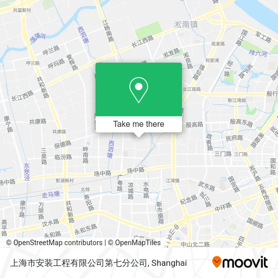 上海市安装工程有限公司第七分公司 map