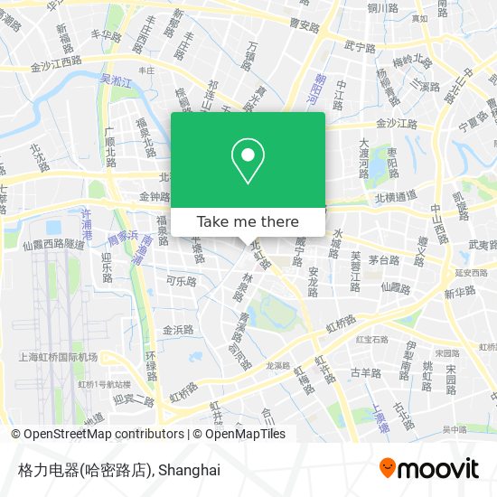 格力电器(哈密路店) map