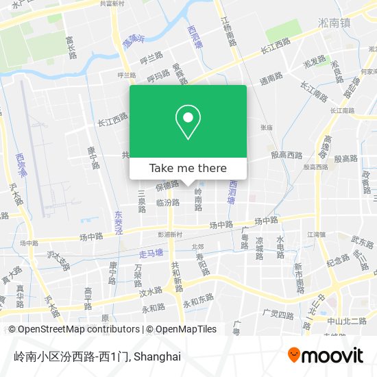 岭南小区汾西路-西1门 map