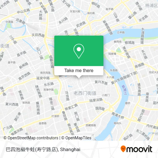 巴四泡椒牛蛙(寿宁路店) map