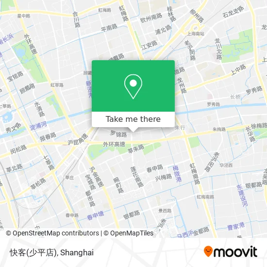快客(少平店) map