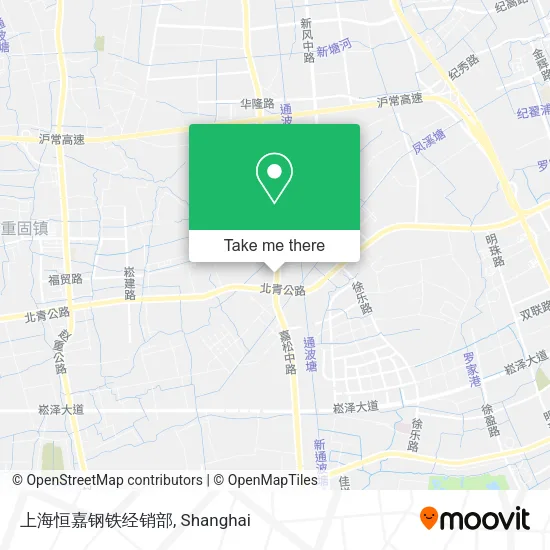 上海恒嘉钢铁经销部 map