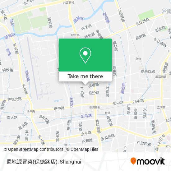 蜀地源冒菜(保德路店) map