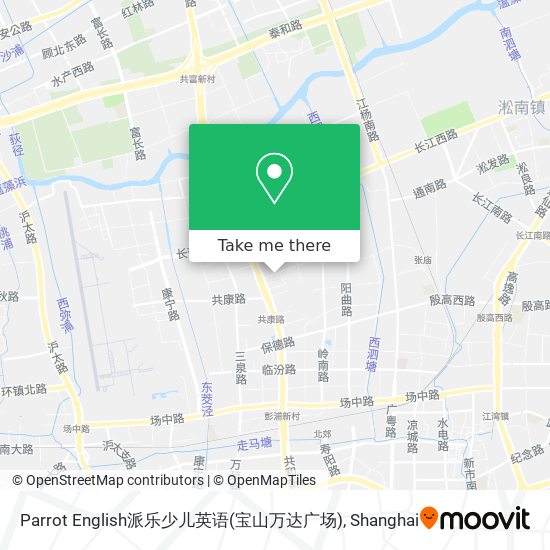 Parrot English派乐少儿英语(宝山万达广场) map