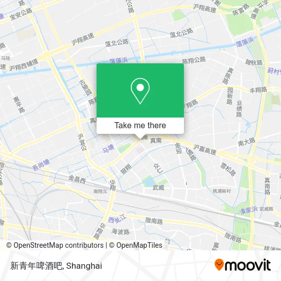 新青年啤酒吧 map