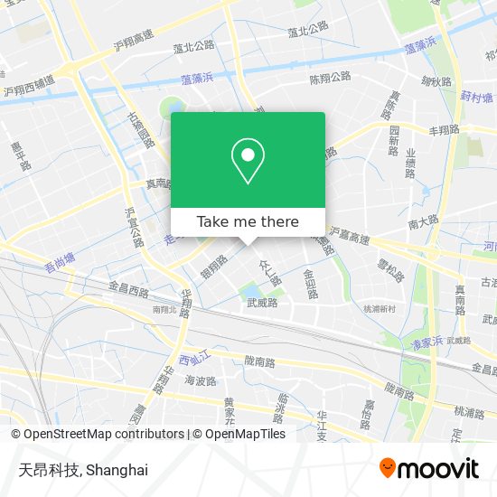 天昂科技 map