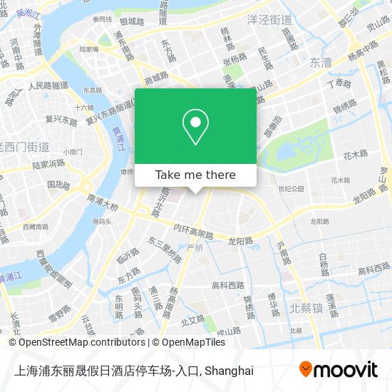 上海浦东丽晟假日酒店停车场-入口 map