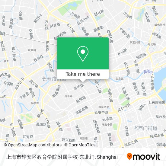 上海市静安区教育学院附属学校-东北门 map