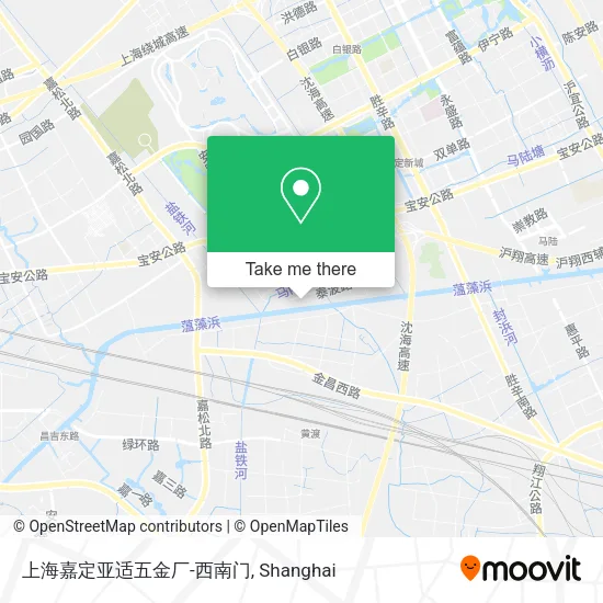 上海嘉定亚适五金厂-西南门 map
