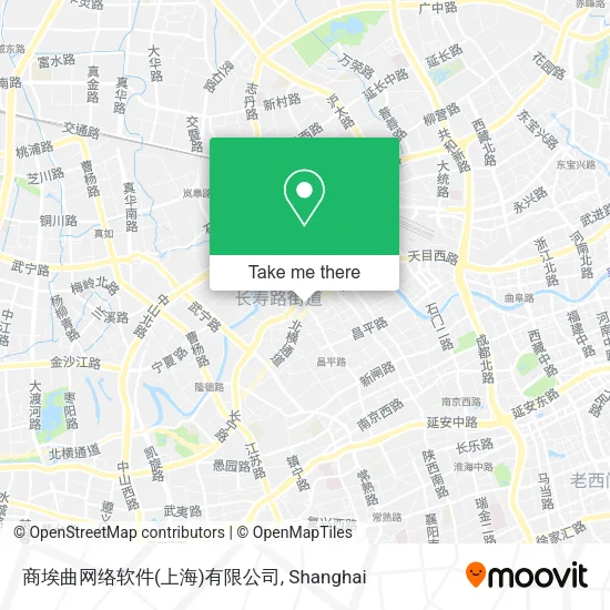 商埃曲网络软件(上海)有限公司 map