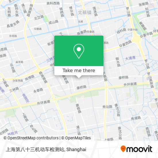 上海第八十三机动车检测站 map