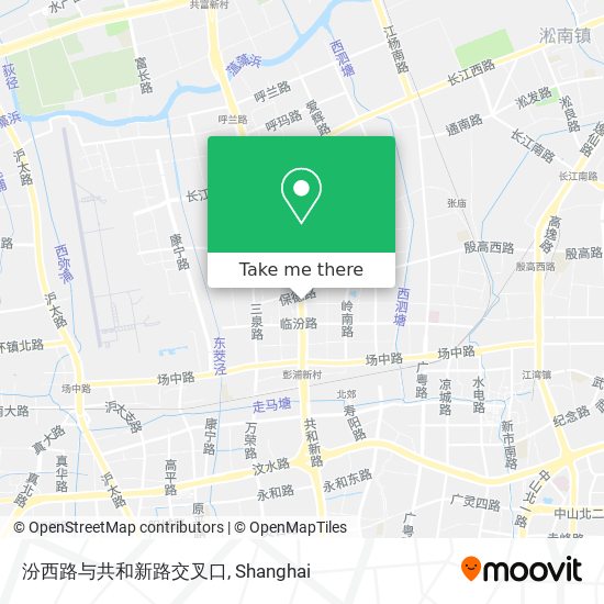 汾西路与共和新路交叉口 map