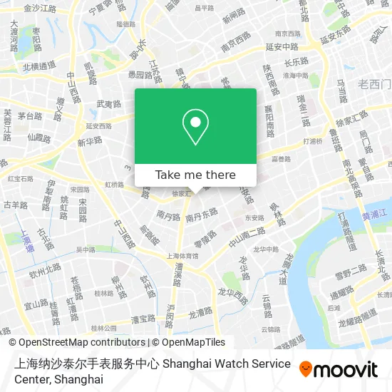 上海纳沙泰尔手表服务中心 Shanghai Watch Service Center map