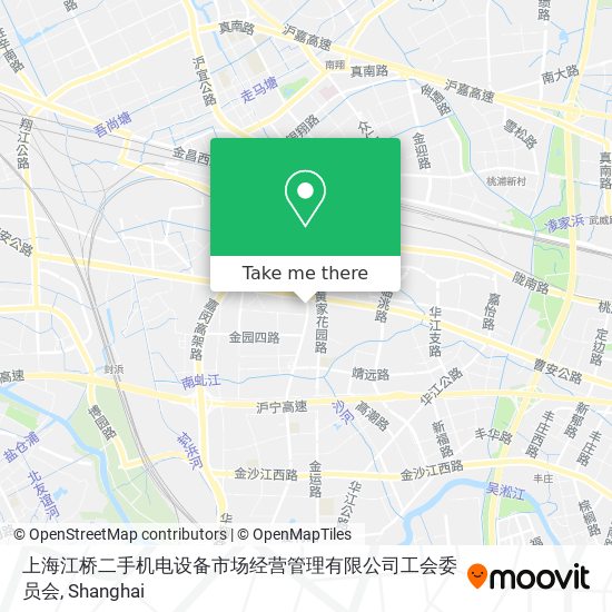 上海江桥二手机电设备市场经营管理有限公司工会委员会 map