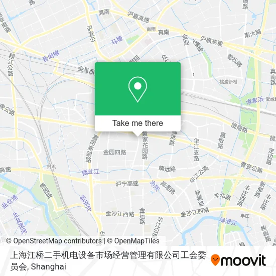 上海江桥二手机电设备市场经营管理有限公司工会委员会 map