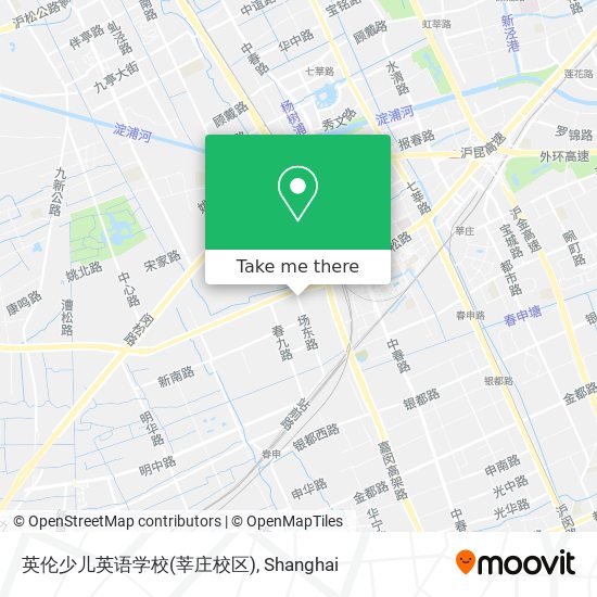 英伦少儿英语学校(莘庄校区) map