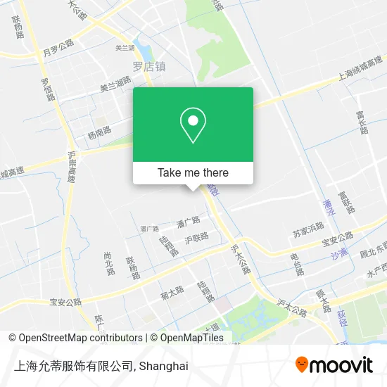 上海允蒂服饰有限公司 map