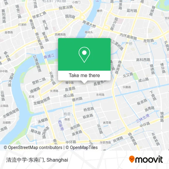 清流中学-东南门 map