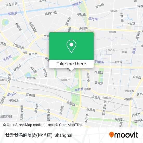 我爱我汤麻辣烫(桃浦店) map