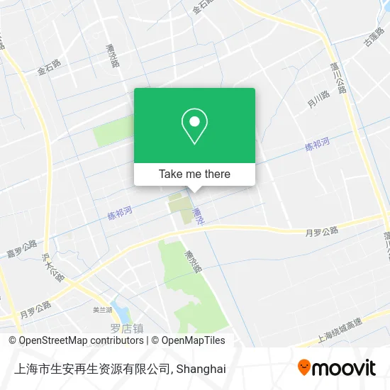 上海市生安再生资源有限公司 map