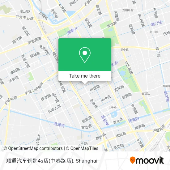 顺通汽车钥匙4s店(中春路店) map