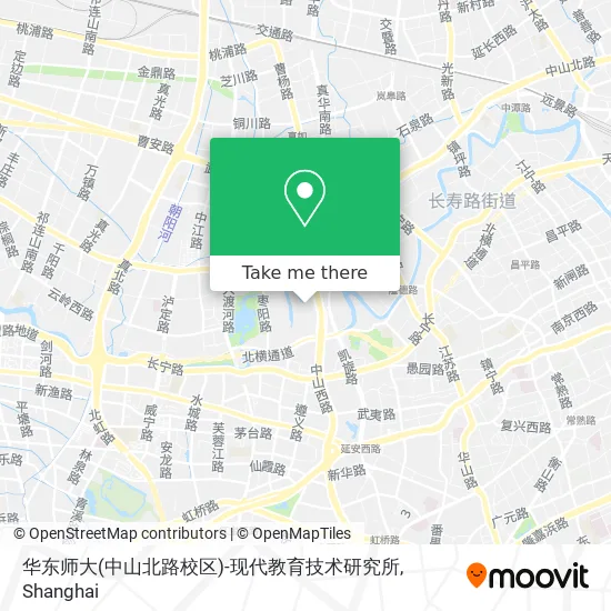 华东师大(中山北路校区)-现代教育技术研究所 map