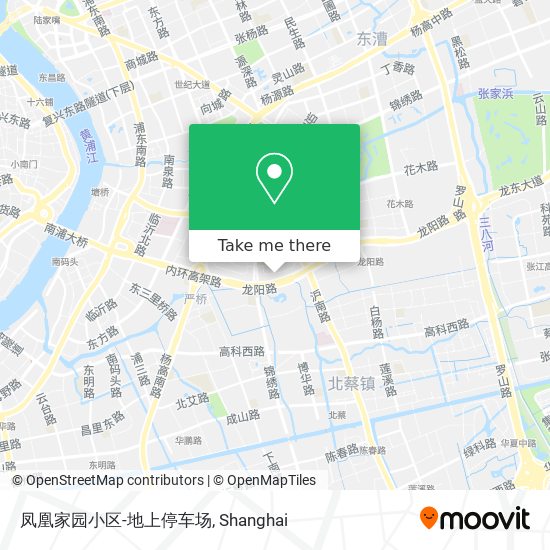 凤凰家园小区-地上停车场 map