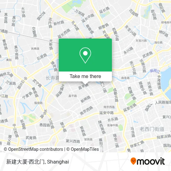 新建大厦-西北门 map