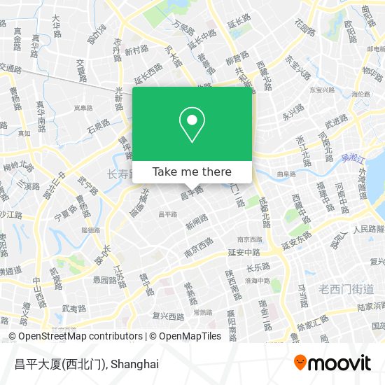 昌平大厦(西北门) map