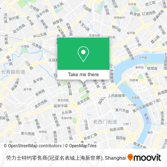 劳力士特约零售商(冠亚名表城上海新世界) map