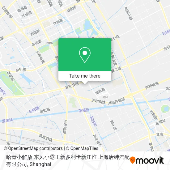哈青小解放 东风小霸王新多利卡新江淮 上海唐绅汽配有限公司 map