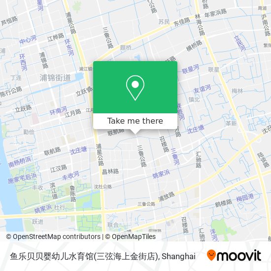 鱼乐贝贝婴幼儿水育馆(三弦海上金街店) map