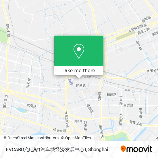 EVCARD充电站(汽车城经济发展中心) map