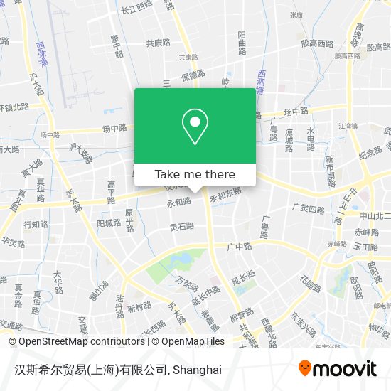 汉斯希尔贸易(上海)有限公司 map