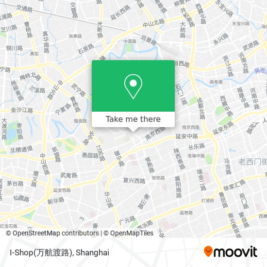 I-Shop(万航渡路) map