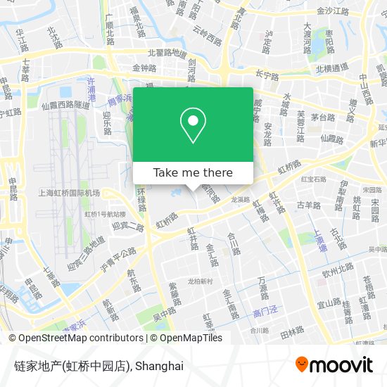 链家地产(虹桥中园店) map
