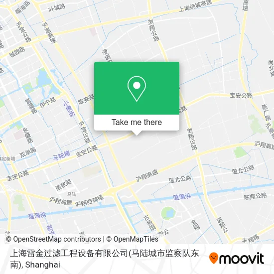上海雷金过滤工程设备有限公司(马陆城市监察队东南) map