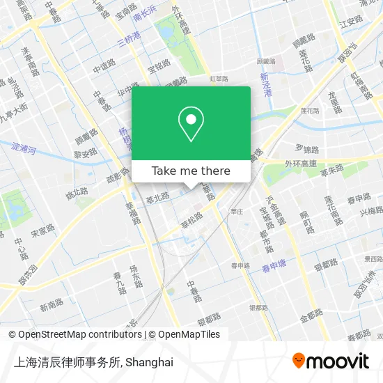 上海清辰律师事务所 map