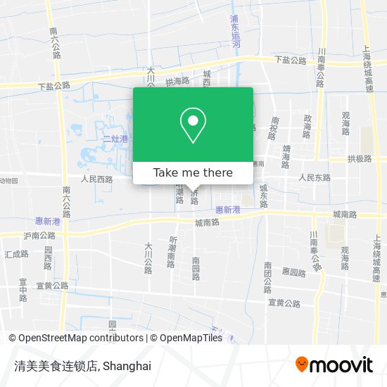 清美美食连锁店 map