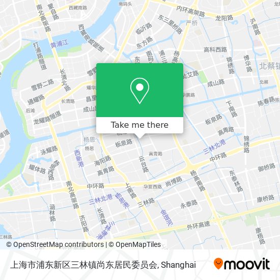 上海市浦东新区三林镇尚东居民委员会 map