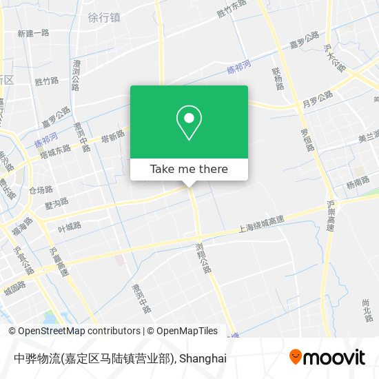 中骅物流(嘉定区马陆镇营业部) map