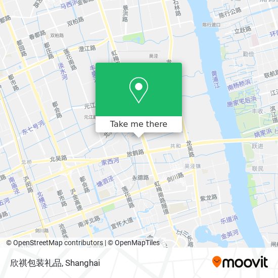 欣祺包装礼品 map