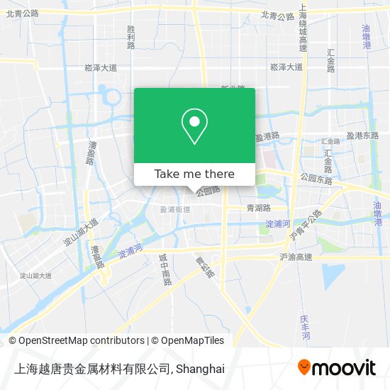 上海越唐贵金属材料有限公司 map