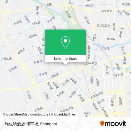 维也纳酒店-停车场 map
