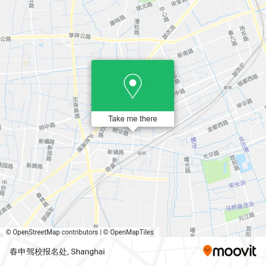 春申驾校报名处 map