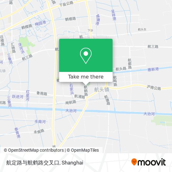航定路与航鹤路交叉口 map