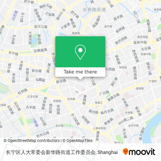 长宁区人大常委会新华路街道工作委员会 map